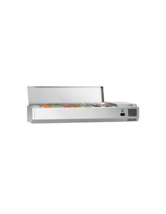 Countertop Prep Well / Refrigerated Topping Unit ECO - 1600x335mm - 7x GN 1/4