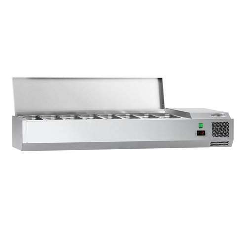 Countertop Prep Well / Refrigerated Topping Unit ECO - 1600x335mm - 7x GN 1/4