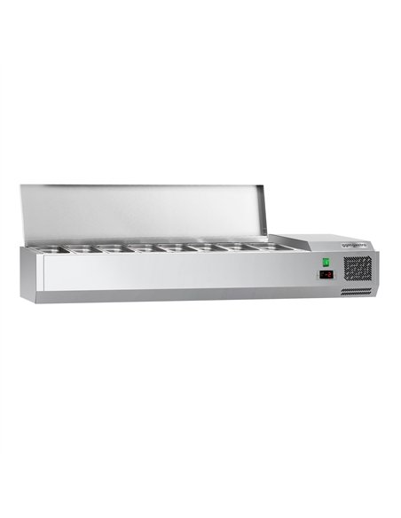 Countertop Prep Well / Refrigerated Topping Unit ECO - 1600x335mm - 7x GN 1/4