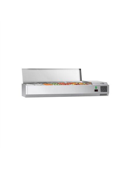 Countertop Prep Well / Refrigerated Topping Unit ECO - 1500x395mm - 6x GN 1/3