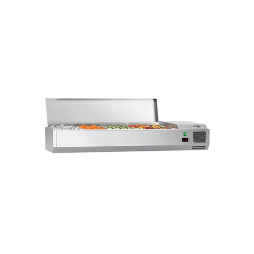 Countertop Prep Well / Refrigerated Topping Unit ECO - 1200x281/395mm - 4x GN 1/3