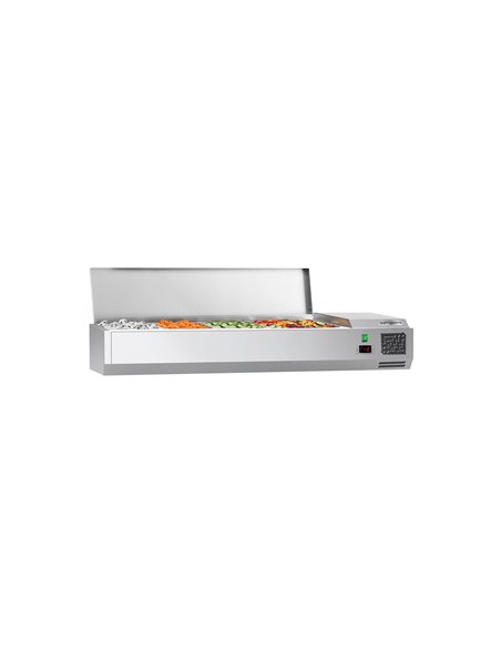 Countertop Prep Well / Refrigerated Topping Unit ECO - 1200x281/395mm - 4x GN 1/3