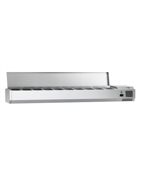 Countertop Prep Well / Refrigerated Topping Unit ECO - 2000x335mm - 10x GN 1/4