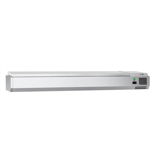 Countertop Prep Well / Refrigerated Topping Unit ECO - 2000x335mm - 10x GN 1/4