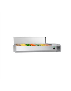 Countertop Prep Well / Refrigerated Topping Unit ECO - 1600x395mm - 7x GN 1/3