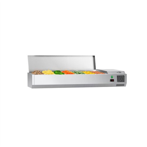 Countertop Prep Well / Refrigerated Topping Unit ECO - 1600x395mm - 7x GN 1/3