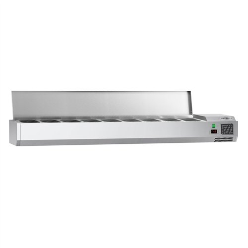 Countertop Prep Well / Refrigerated Topping Unit ECO - 1800x335mm - 8x GN 1/4