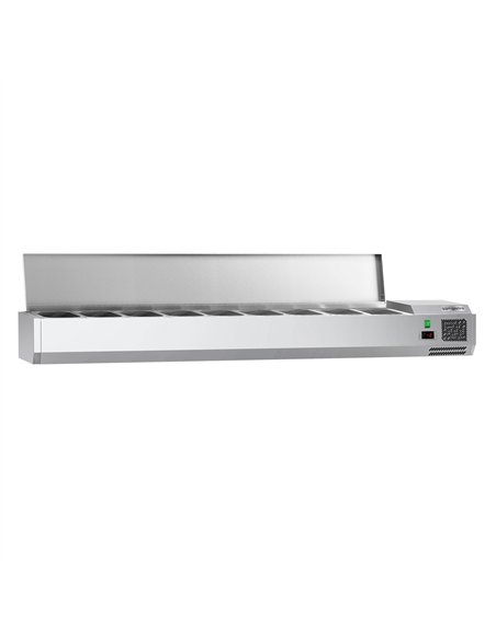 Countertop Prep Well / Refrigerated Topping Unit ECO - 1800x335mm - 8x GN 1/4