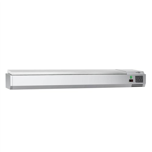 Countertop Prep Well / Refrigerated Topping Unit ECO - 1800x335mm - 8x GN 1/4