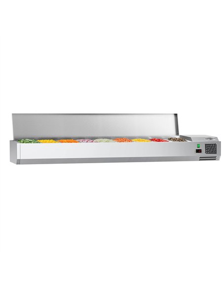Countertop Prep Well / Refrigerated Topping Unit ECO - 2000x395mm - 9x GN 1/3