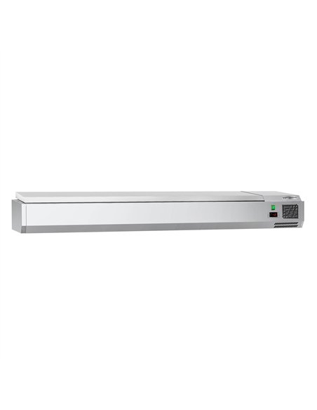 Countertop Prep Well / Refrigerated Topping Unit ECO - 2000x395mm - 9x GN 1/3