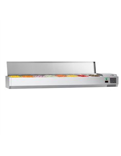 Countertop Prep Well / Refrigerated Topping Unit ECO - 1800x395mm - 8x GN 1/3
