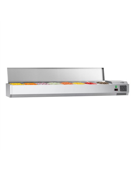 Countertop Prep Well / Refrigerated Topping Unit ECO - 1800x395mm - 8x GN 1/3