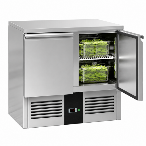 Commercial Double Door Counter Fridge...