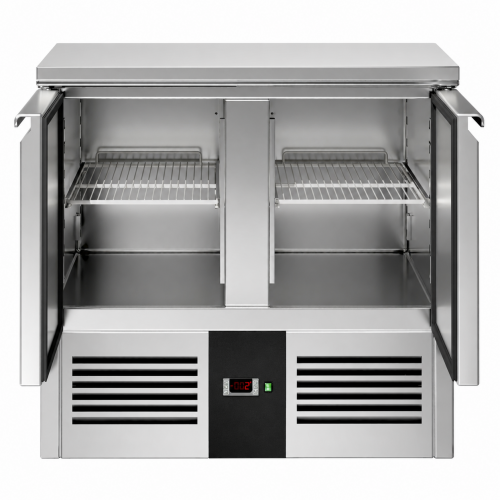 Commercial Double Door Counter Fridge...