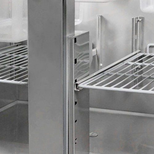 Commercial Double Door Counter Fridge...