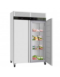 Commercial Double Upright Fridge Stainless Steel - 1200 Litre, 2 Years Full Catering Warranty