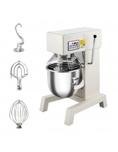 20Ltr Digital Planetary Mixer 1.1kw Stepless Speed, Up to 5 Years  Warranty