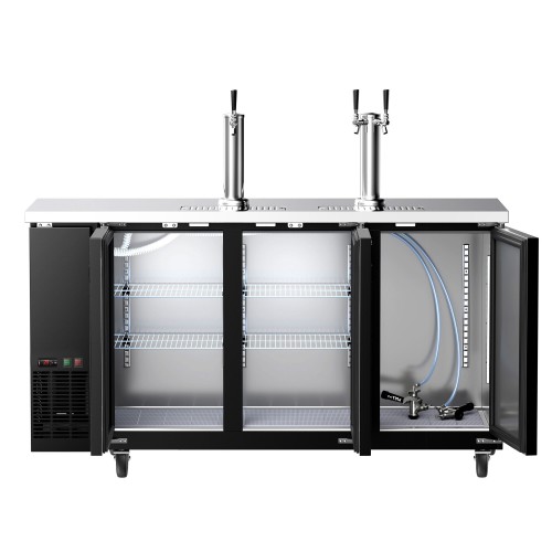Commercial Triple Tap Beer Dispenser...