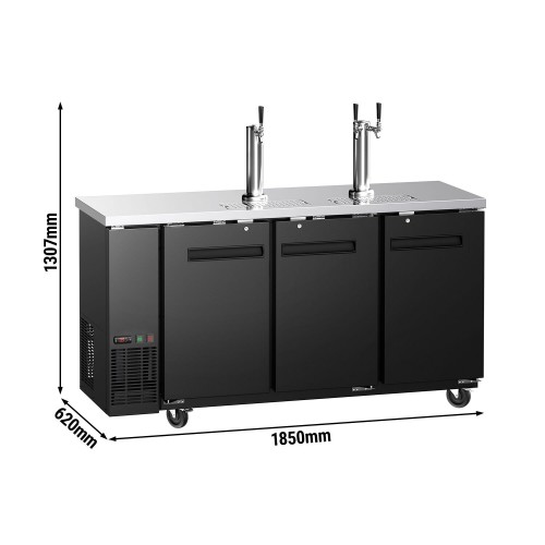 Commercial Triple Tap Beer Dispenser...
