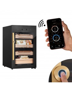 Electric Cigar Humidor Cabinet – 113L – Up to 850 Cigars – WiFi & Fingerprint Lock, constant humidity 2