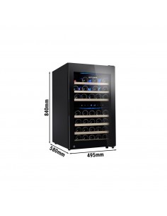 Commercial Wine Fridge - Dual Zone - 120L - max. 45 bottles 2