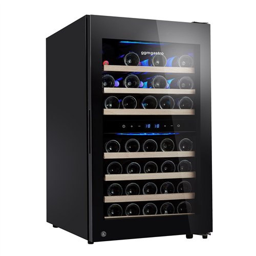 Commercial Wine Fridge - Dual Zone - 120L - max. 45 bottles