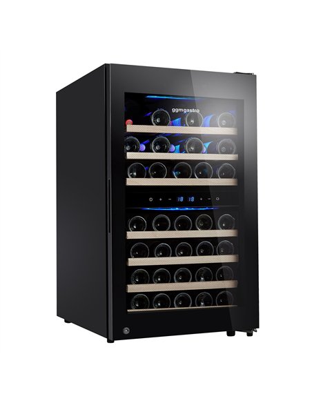 Commercial Wine Fridge - Dual Zone - 120L - max. 45 bottles