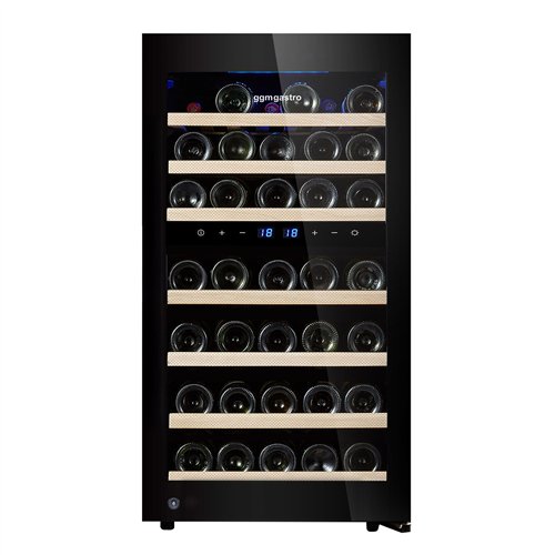 Commercial Wine Fridge - Dual Zone - 120L - max. 45 bottles