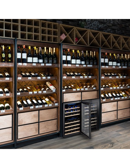 Commercial Wine Fridge - Dual Zone - 120L - max. 45 bottles