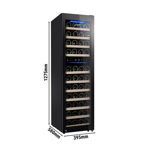 Commercial Wine Fridge - Dual Zone - 160L - max. 53 bottles