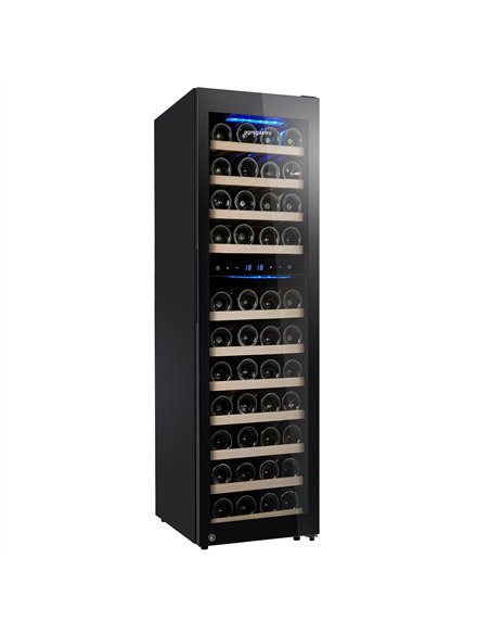 Commercial Wine Fridge - Dual Zone - 160L - max. 53 bottles