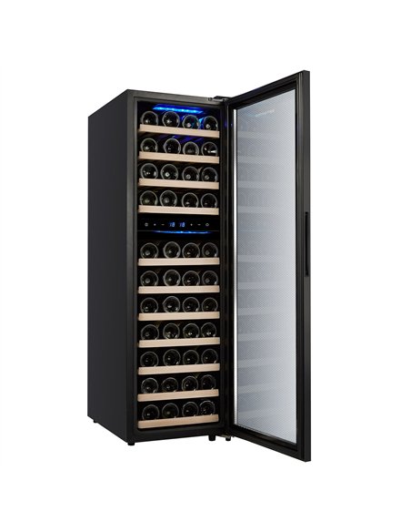 Commercial Wine Fridge - Dual Zone - 160L - max. 53 bottles