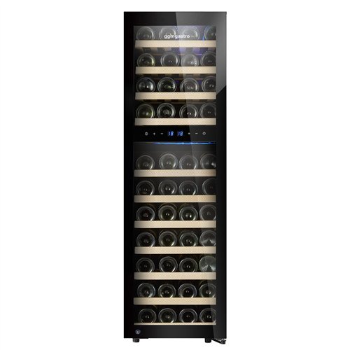 Commercial Wine Fridge - Dual Zone - 160L - max. 53 bottles