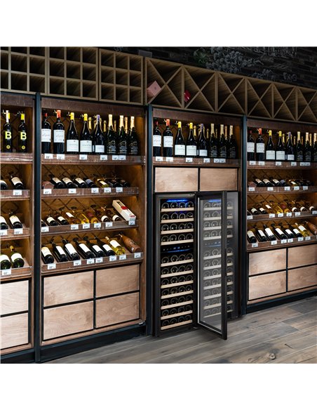Commercial Wine Fridge - Dual Zone - 160L - max. 53 bottles