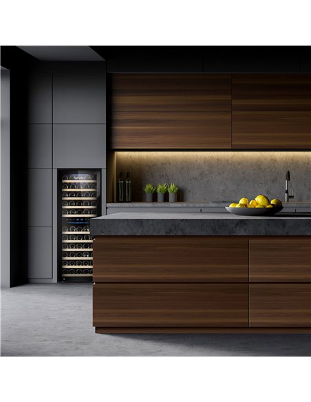 Commercial Wine Fridge - Stainless Steel - Dual Zone - 200L - max. 73 bottles