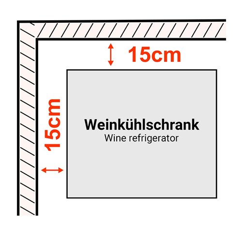 Commercial Wine Fridge - Stainless Steel - Dual Zone - 200L - max. 73 bottles