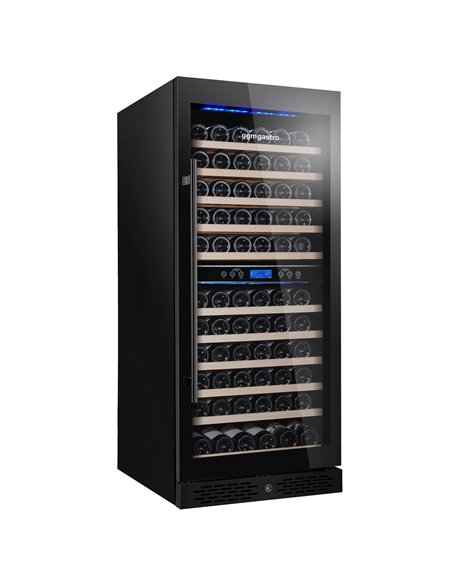 Commercial Wine Fridge - Stainless Steel - Dual Zone - 350L - max. 116 bottles