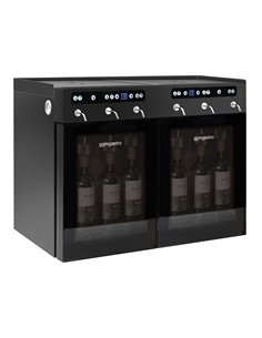 Refrigerated Wine Dispenser - Dual Zone - 6 Bottle