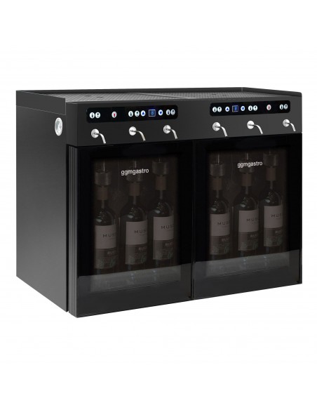 Refrigerated Wine Dispenser - Dual Zone - 6 Bottle