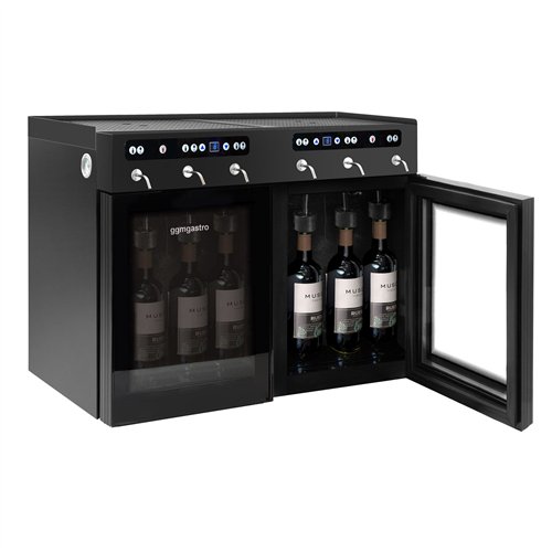 Refrigerated Wine Dispenser - Dual Zone - 6 Bottle