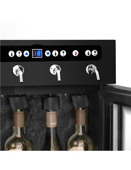 Refrigerated Wine Dispenser - Dual Zone - 6 Bottle