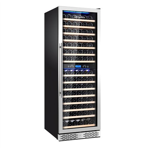 Commercial Wine Fridge - Dual Zone - 450L - max. 160 bottles