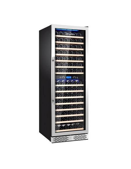 Commercial Wine Fridge - Dual Zone - 450L - max. 160 bottles