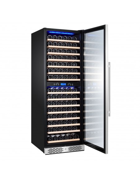 Commercial Wine Fridge - Dual Zone - 450L - max. 160 bottles