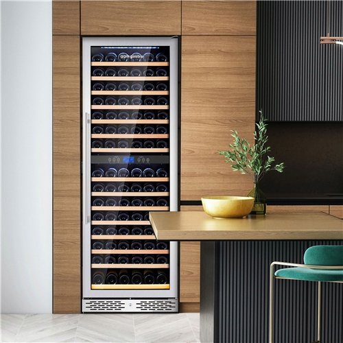 Commercial Wine Fridge - Dual Zone - 450L - max. 160 bottles