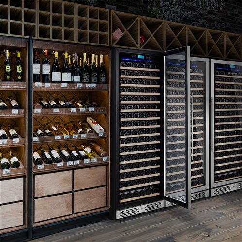 Commercial Wine Fridge - Dual Zone - 450L - max. 160 bottles