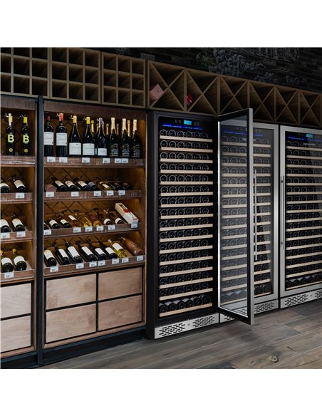 Commercial Wine Fridge - Dual Zone - 450L - max. 160 bottles