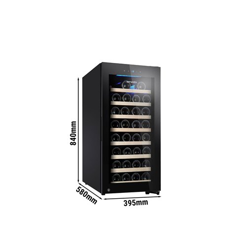 Commercial Wine Fridge - Single Zone - 100L - max. 38 bottles