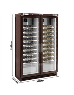 Commercial Wine Fridge - Pine Wood - Dual Zone - 700L - max. 200 bottles 2